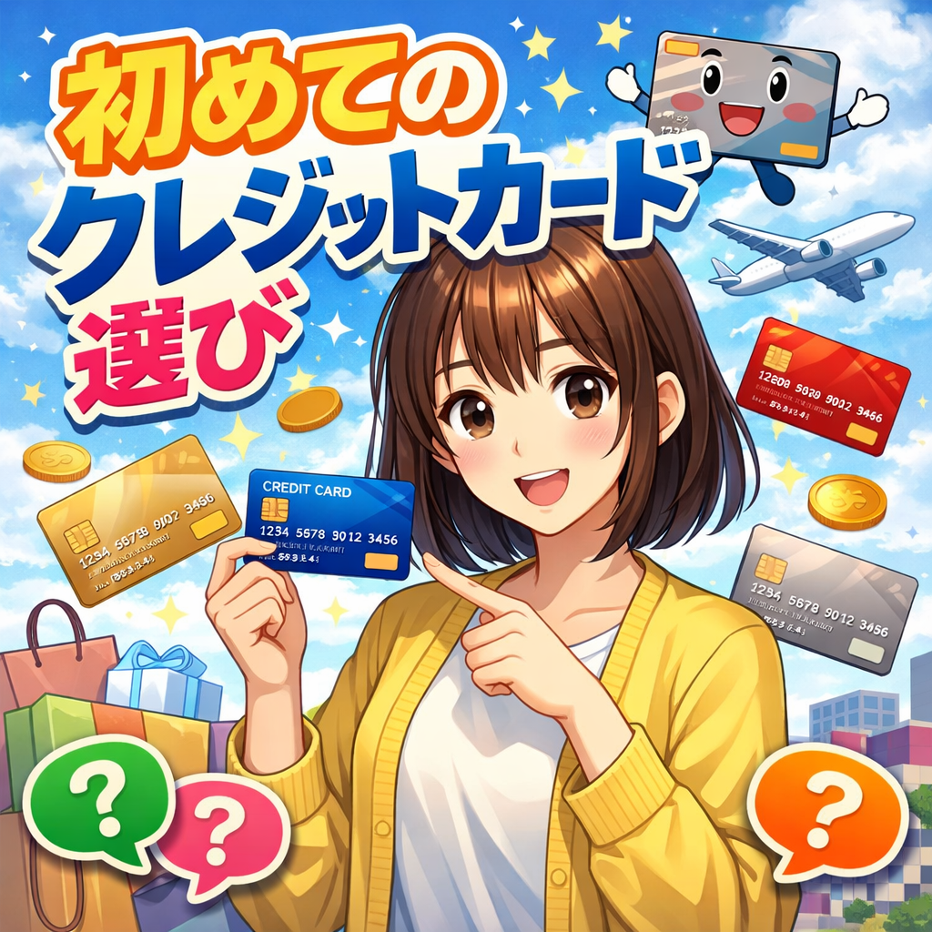 【2026年最新版】初心者におすすめのクレジットカード3選｜失敗しない選び方
